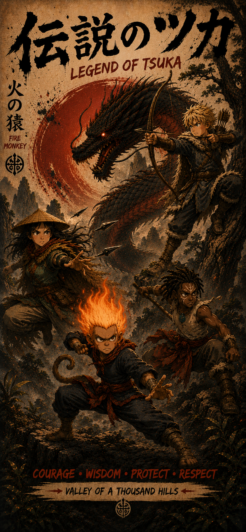 Fire Jungle Poster